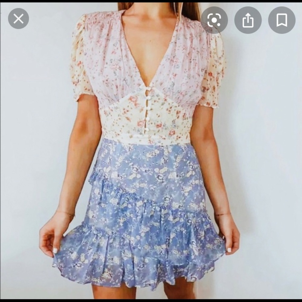 NWT Yvonne and love floral mini SOLD OUT sz L